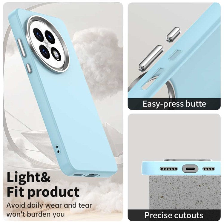 For OnePlus 13 Case TPU + TPE Anti Drop Protection Phone Cover - Blue