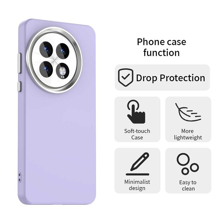 For OnePlus 13 Case TPU + TPE Anti Drop Protection Phone Cover - Purple