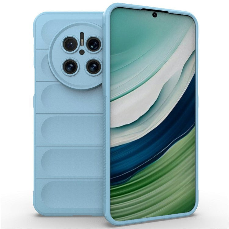 For Huawei Mate 70 Case Anti-Drop Soft TPU Rugged Phone Back Cover - Baby Blue