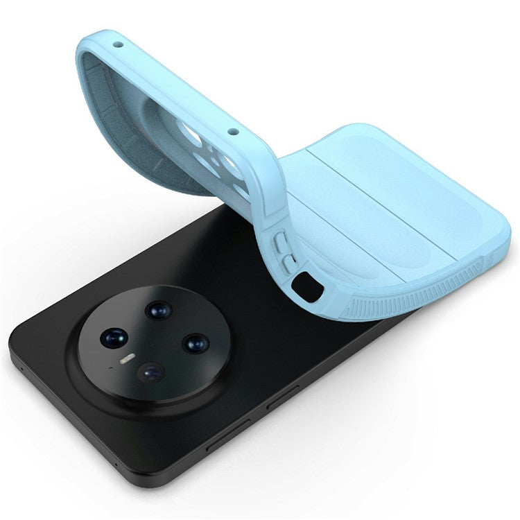 For Huawei Mate 70 Case Anti-Drop Soft TPU Rugged Phone Back Cover - Baby Blue