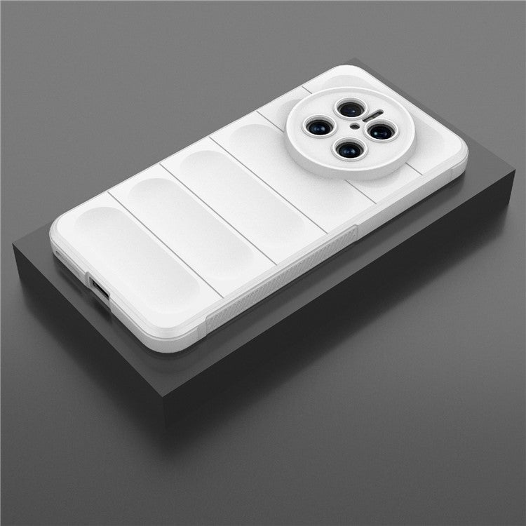 For Huawei Mate 70 Case Anti-Drop Soft TPU Rugged Phone Back Cover - White