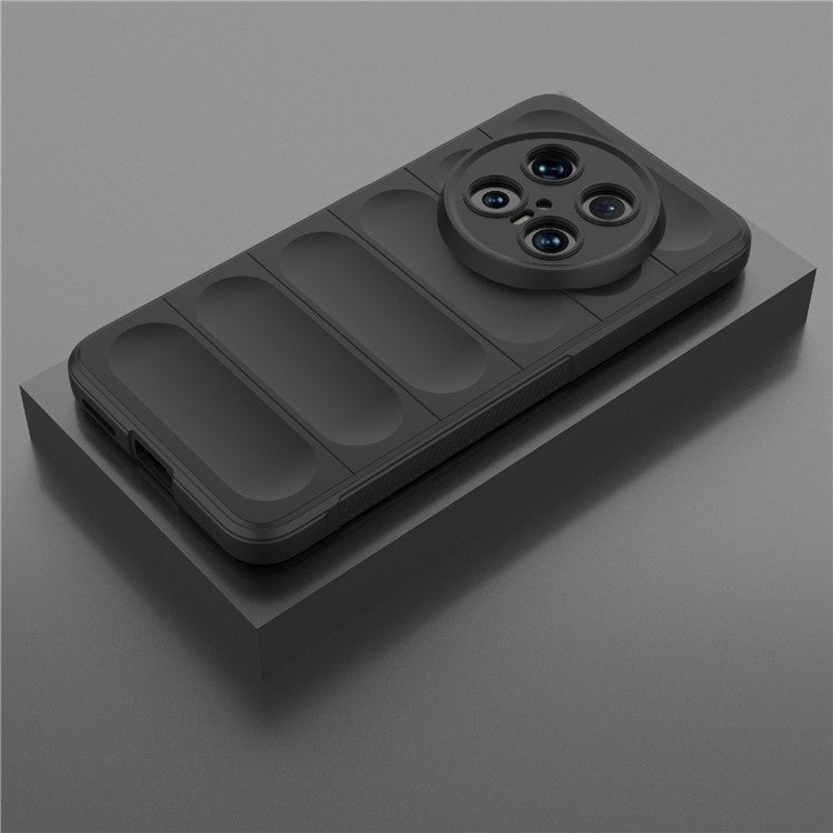 For Huawei Mate 70 Pro+ / Mate 70 Pro Case Anti-Drop Soft TPU Rugged Phone Back Cover - Black