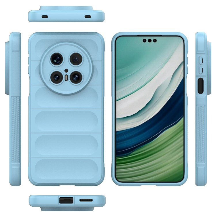 For Huawei Mate 70 Pro+ / Mate 70 Pro Case Anti-Drop Soft TPU Rugged Phone Back Cover - Baby Blue