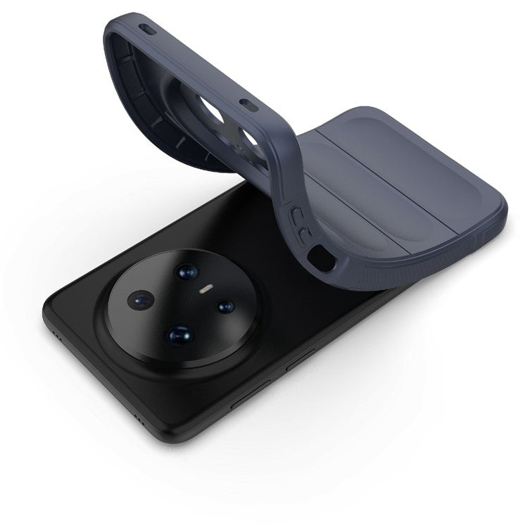 For Huawei Mate 70 Pro+ / Mate 70 Pro Case Anti-Drop Soft TPU Rugged Phone Back Cover - Dark Blue