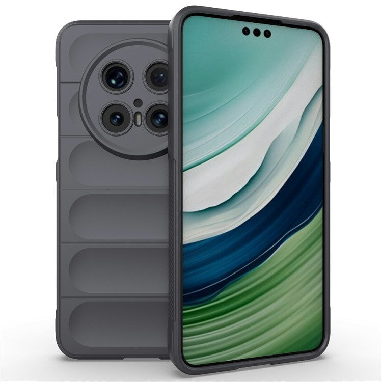 For Huawei Mate 70 Pro+ / Mate 70 Pro Case Anti-Drop Soft TPU Rugged Phone Back Cover - Dark Grey