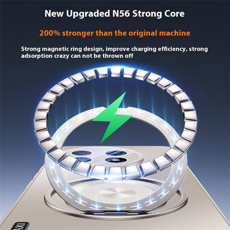 For OnePlus 13 Case Compatible with MagSafe Kickstand TPU PC Heat Dissipation Phone Cover - Black