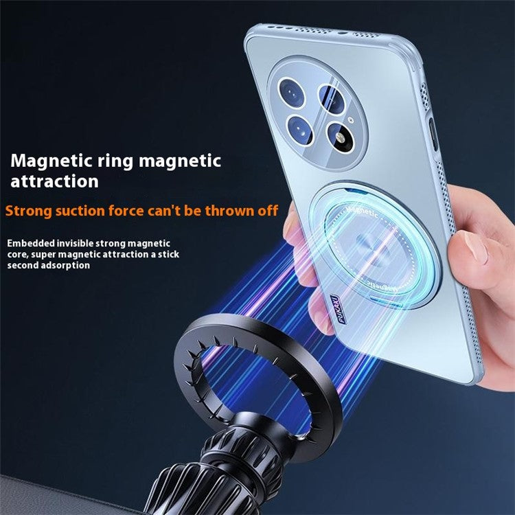 For OnePlus 13 Case Compatible with MagSafe Kickstand TPU PC Heat Dissipation Phone Cover - Blue