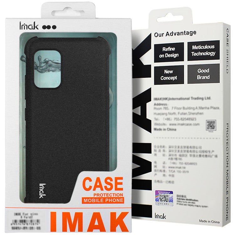 IMAK For Huawei Mate 70 Pro+ / Mate 70 Pro Case TPU Phone Cover Airbag Shockproof Protection - Black