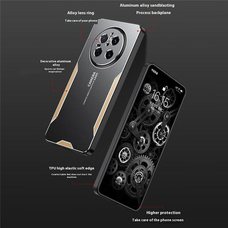 For Huawei Mate 70 Phone Case Aluminium Alloy TPU PC Back Cover - Red