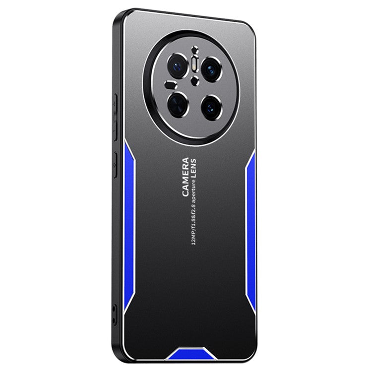 For Huawei Mate 70 Phone Case Aluminium Alloy TPU PC Back Cover - Blue