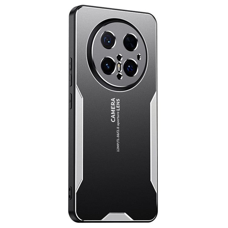 For Huawei Mate 70 Pro / 70 Pro+ Phone Case Aluminium Alloy TPU PC Back Cover - Silver