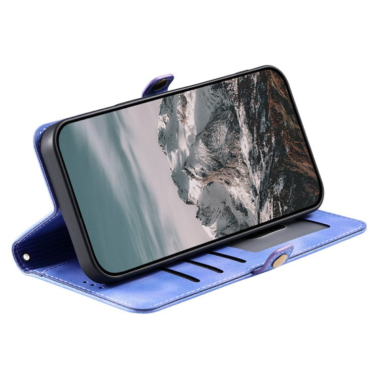 Style 016 For Motorola Moto G75 5G Case Skin Feel Totem Imprinted Wallet Leather Phone Cover - Purple