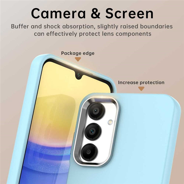 For Samsung Galaxy A35 5G Case TPU + TPE Anti Drop Protection Phone Cover - Blue
