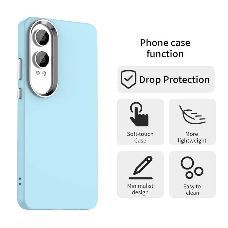 For OnePlus Nord CE4 Lite 5G / Oppo K12x 5G (China) Case TPU + TPE Anti Drop Protection Phone Cover - Blue