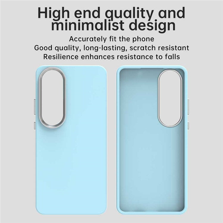 For OnePlus Nord CE4 Lite 5G / Oppo K12x 5G (China) Case TPU + TPE Anti Drop Protection Phone Cover - Blue