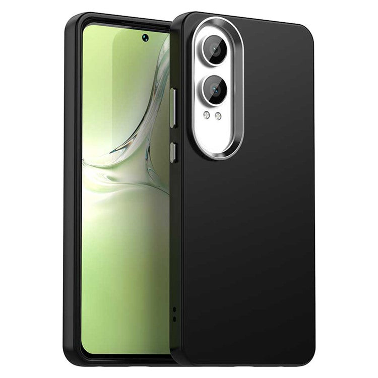 For OnePlus Nord CE4 Lite 5G / Oppo K12x 5G (China) Case TPU + TPE Anti Drop Protection Phone Cover - Black