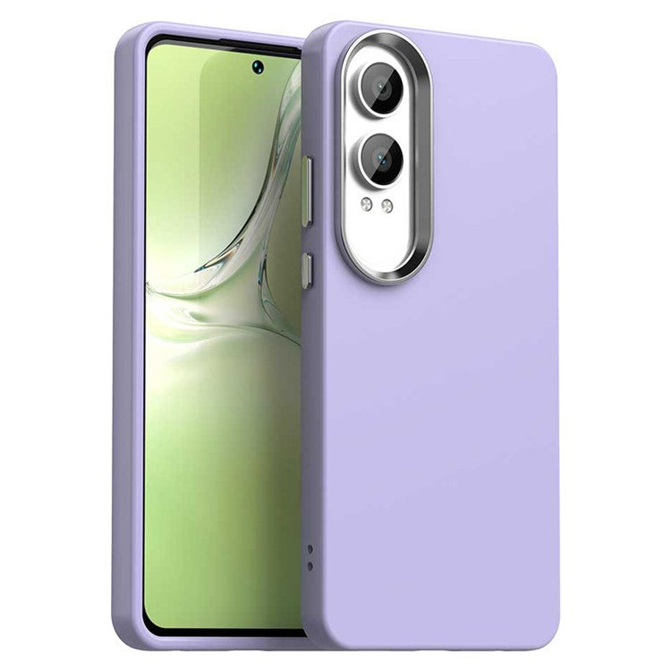 For OnePlus Nord CE4 Lite 5G / Oppo K12x 5G (China) Case TPU + TPE Anti Drop Protection Phone Cover - Purple
