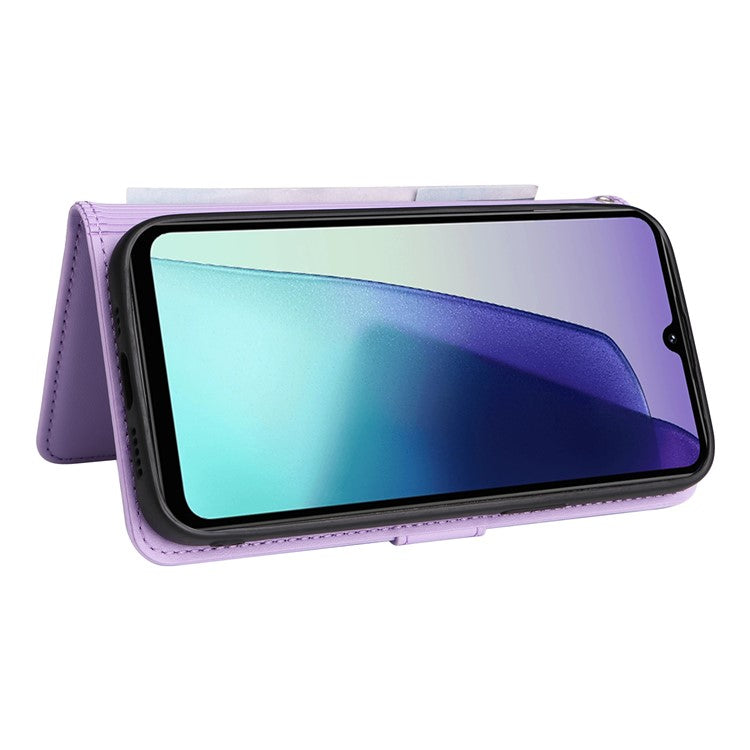BETOPNICE 005 Leather Phone Case for Xiaomi Redmi A4 5G / Redmi A3 Pro 4G / Poco C75 4G / Redmi 14R 5G / 14C 4G Wallet Stand Cover - Purple