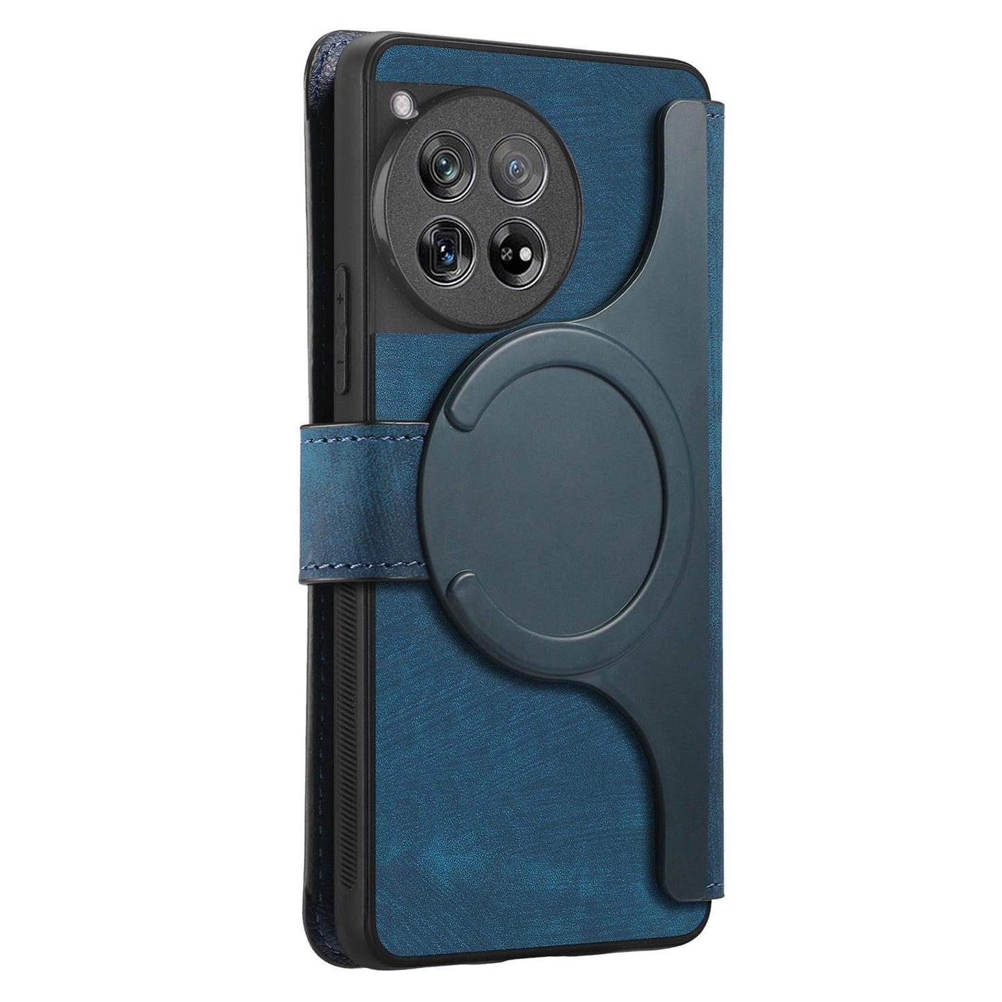 For OnePlus 13 Case CASENEO Detachable Magnetic RFID Block Leather Phone Wallet Cover - Dark Blue