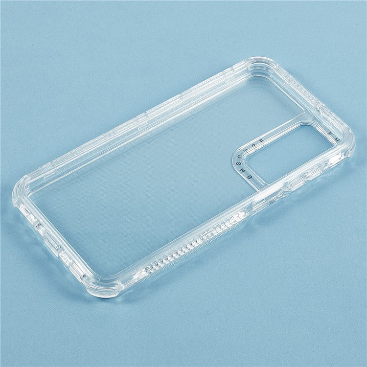 For Samsung Galaxy A36 5G / A56 5G Crystal Clear Case 3 in 1 Shockproof PC + TPU Phone Cover