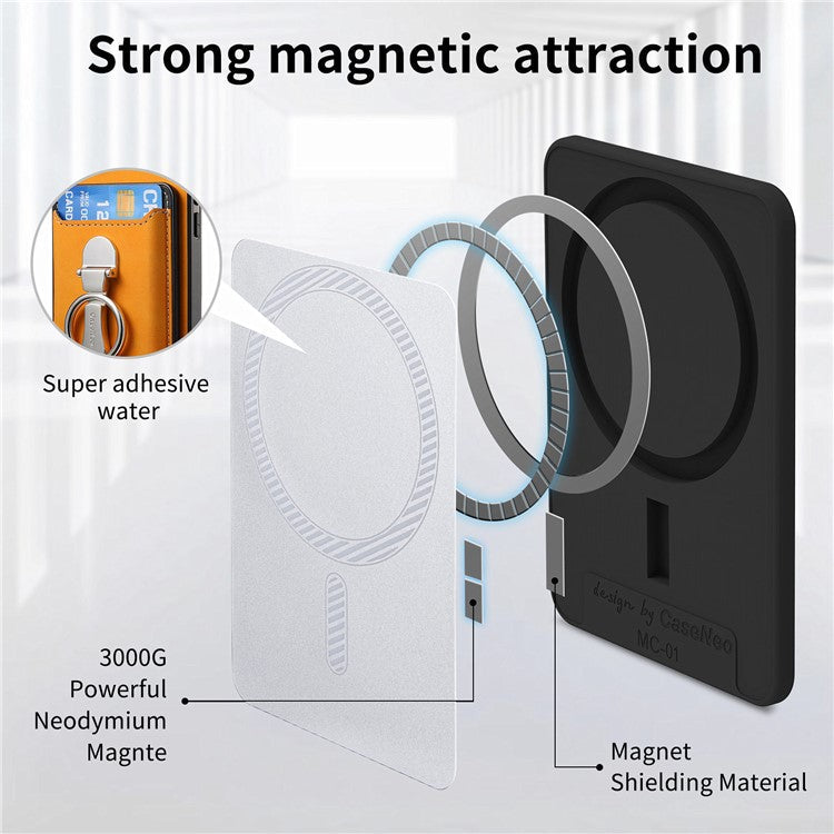 For Huawei Mate 70 Case Compatible with MagSafe Skin-Touch Cover with Card Bag Kickstand - Yellow