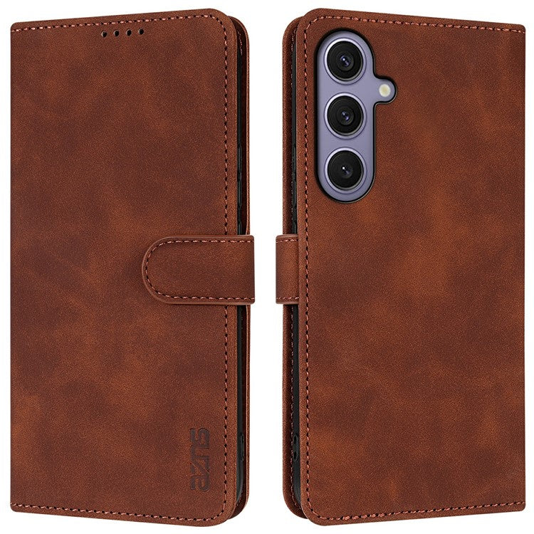 AZNS For Samsung Galaxy A26 5G Case PU Leather Wallet Phone Cover - Brown