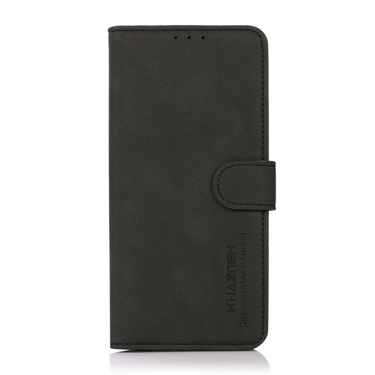 KHAZNEH For Motorola Moto G15 4G  /  G05 4G Stand Case PU Leather Wallet Phone Cover - Black