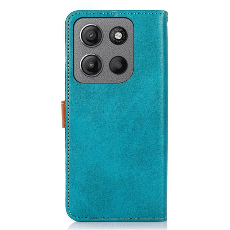 KHAZNEH For Motorola Moto G15 4G / G05 4G Wallet Phone Case Stand Leather Flip Cover - Blue
