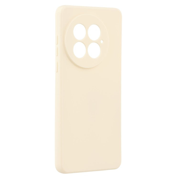 For OnePlus 13 Case Precise Cutouts Straight Edge TPU Shockproof Phone Cover - White