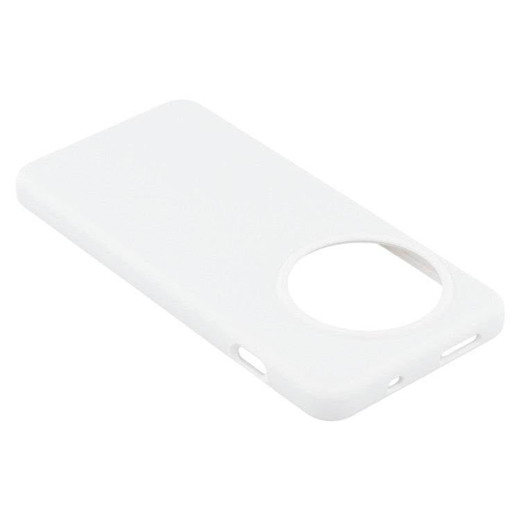For OnePlus 13 Cell Phone Case Liquid Silicone Dropproof Cover - White