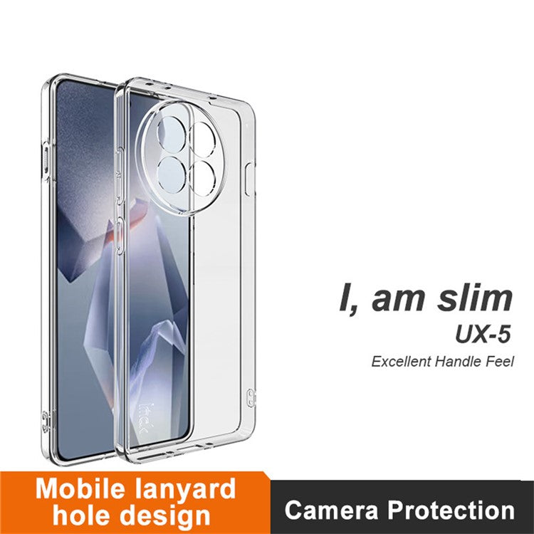 IMAK UX-5 Series Phone Cover for OnePlus Ace 5 5G / Ace 5 Pro 5G Case Shockproof TPU Clear Slim Back Shell