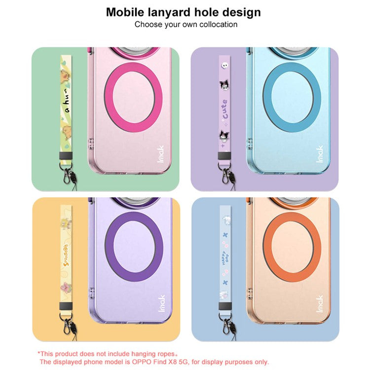 IMAK For Google Pixel 9 Pro XL Case Compatible with MagSafe Candy Color Anti Drop TPU + PET Back Cover - Purple