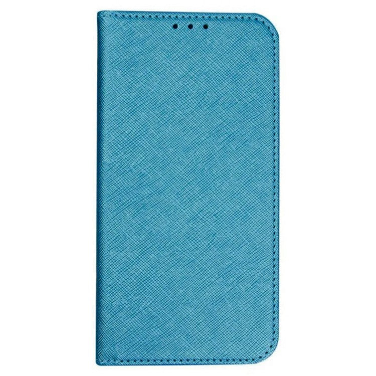 For OnePlus Ace 5 5G / Ace 5 Pro 5G Case Cross Texture Leather Phone Cover Hidden Magnetic - Sky Blue