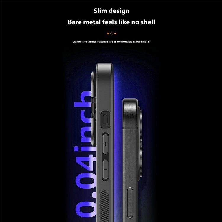 For Huawei Pura 70 Magnetic Case Metal Lens Frame Kickstand PC + TPU Phone Cover with Lens Film - Silver