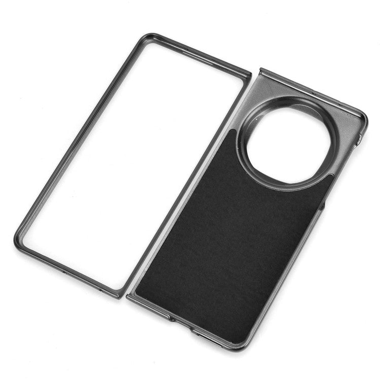 For Huawei Mate X6 Case Carbon Fiber Texture Shockproof PU + PC Phone Cover - White