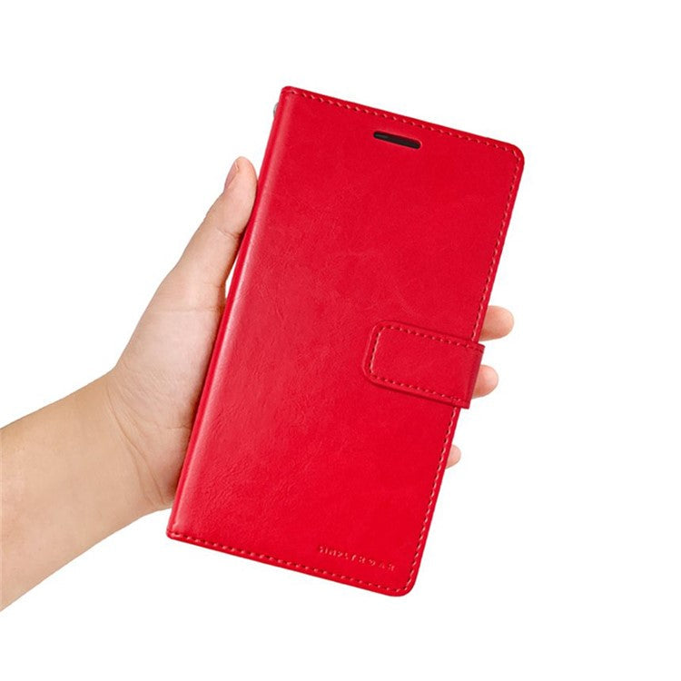 SIMPLY ROAR For iPhone 16 Pro Leather Case Wallet Flip Stand Phone Cover - Black