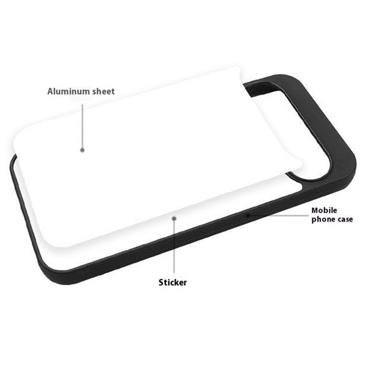 10Pcs / Pack For Google Pixel 9 / 9 Pro Case PC + TPU Phone Cover Support Heat Transfer Printing