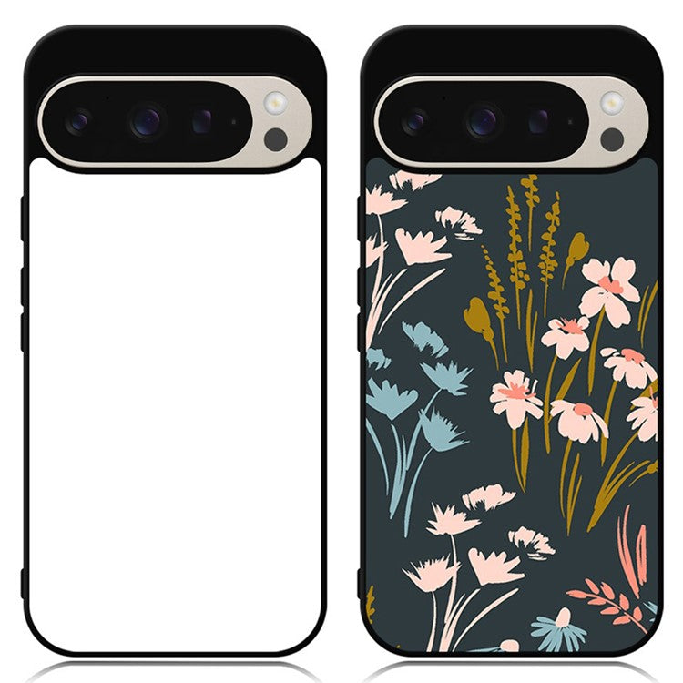 10Pcs / Pack For Google Pixel 9 Pro XL Case PC + TPU Phone Cover Support Heat Transfer Printing