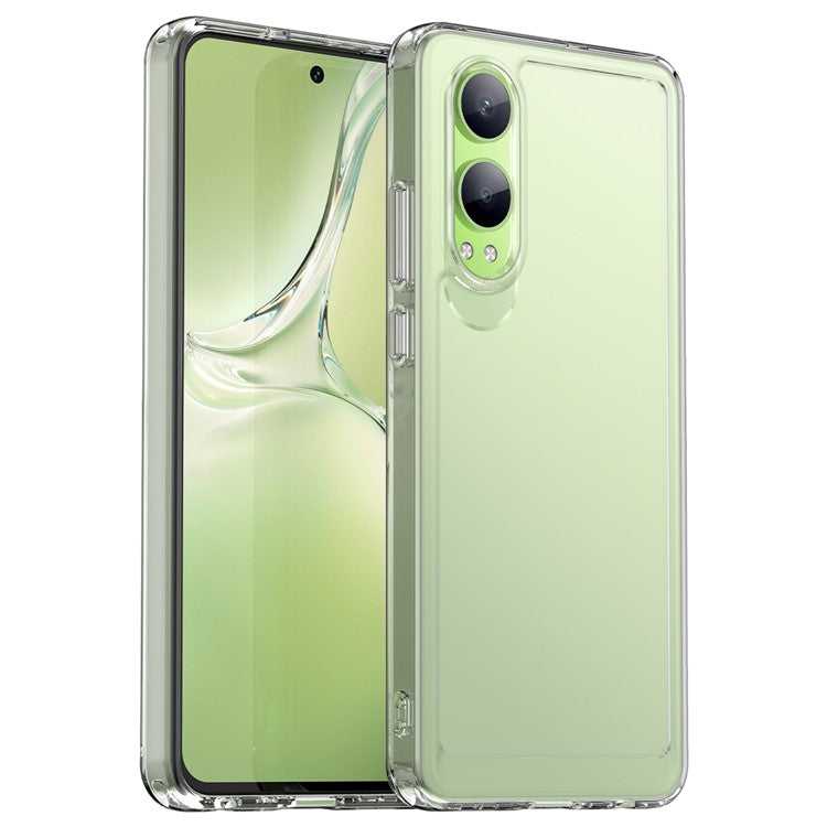 For OnePlus Nord CE4 Lite 5G / Oppo K12x 5G (China) Case TPU Shockproof Phone Back Cover - Transparent