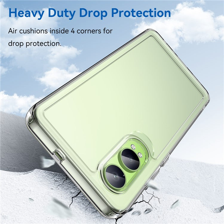 For OnePlus Nord CE4 Lite 5G / Oppo K12x 5G (China) Case TPU Shockproof Phone Back Cover - Transparent