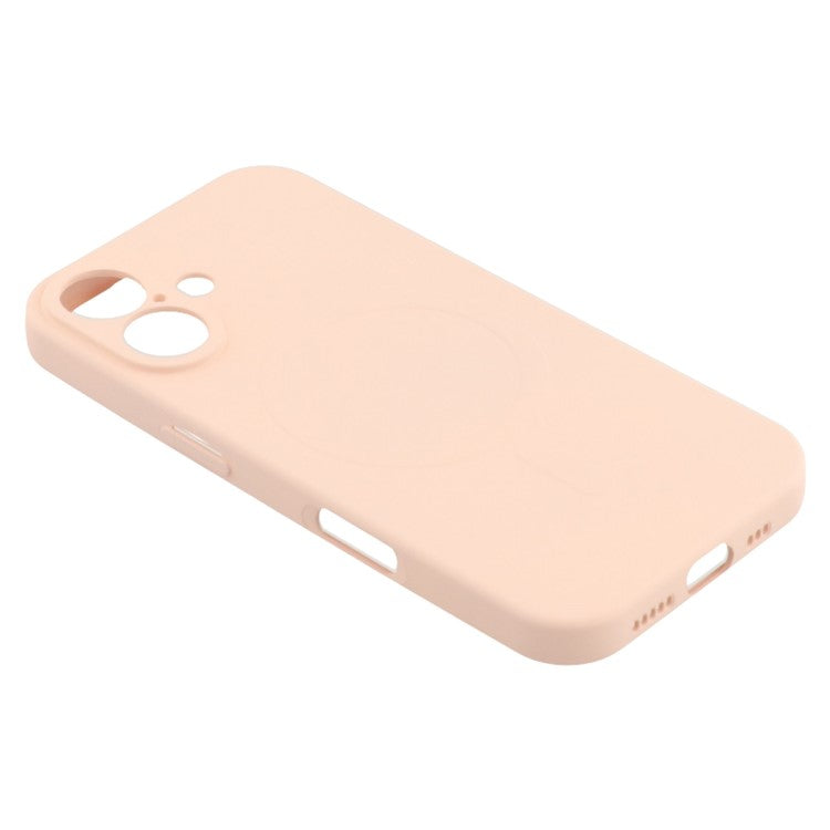 For iPhone 16 Case Compatible with MagSafe Shockproof TPU Phone Cover - Pink