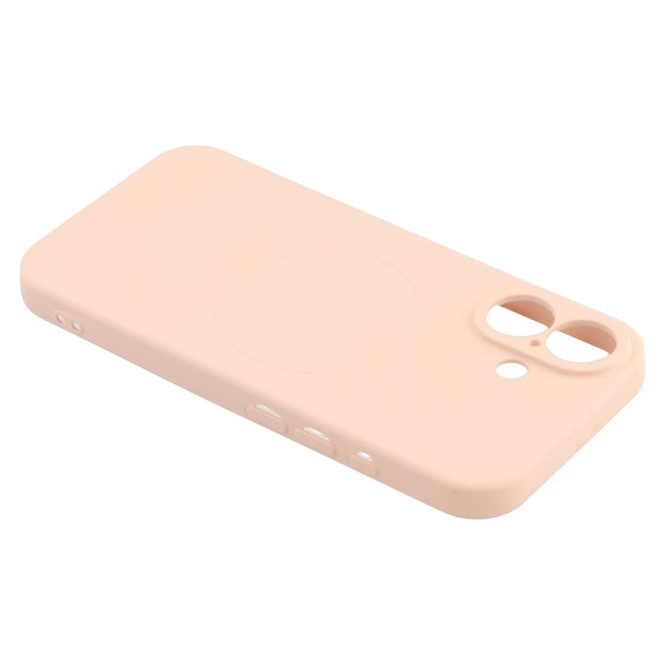 For iPhone 16 Case Compatible with MagSafe Shockproof TPU Phone Cover - Pink
