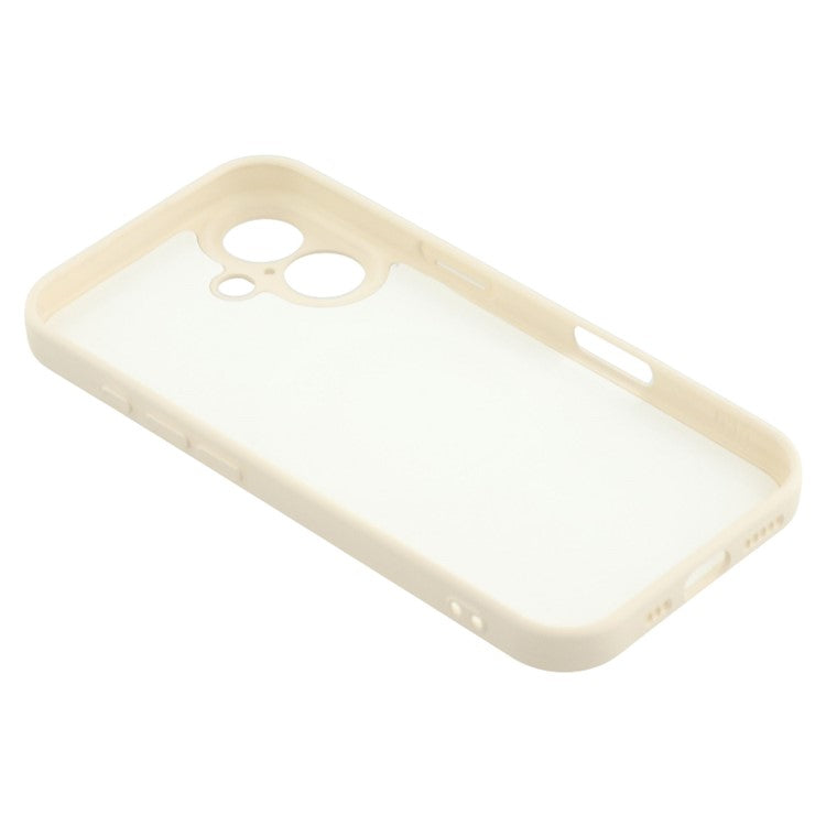 For iPhone 16 Case Compatible with MagSafe Shockproof TPU Phone Cover - White