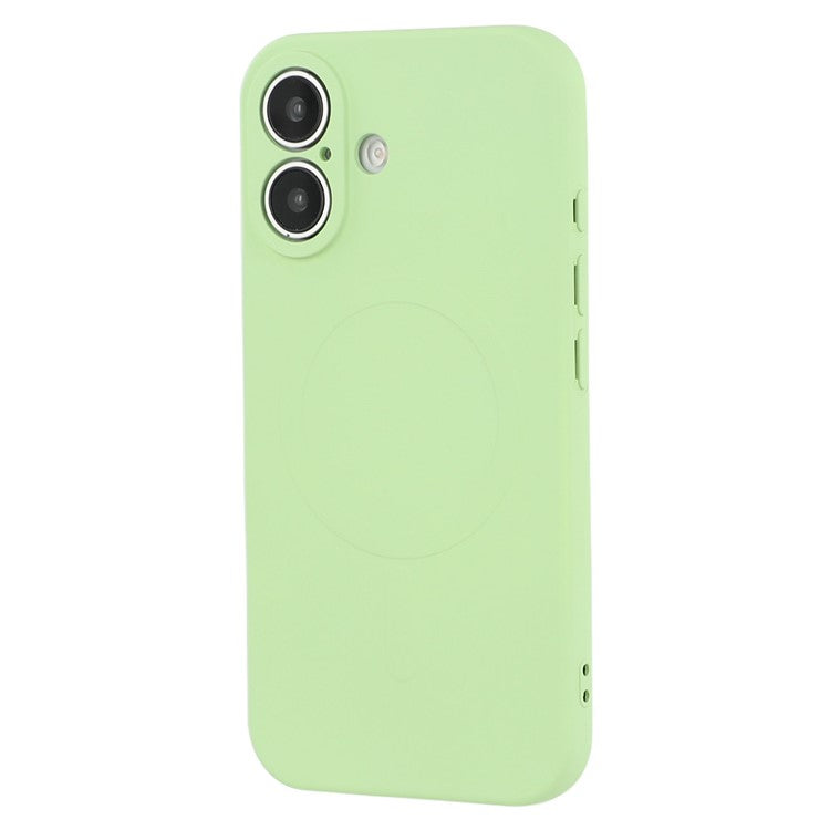 For iPhone 16 Plus Case Compatible with MagSafe Shockproof TPU Phone Cover - Green