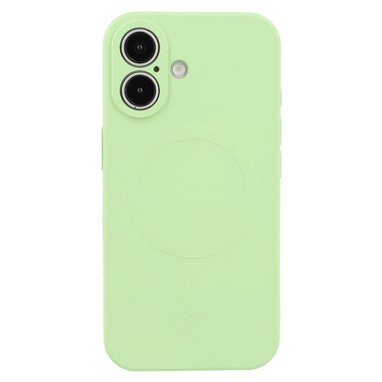 For iPhone 16 Plus Case Compatible with MagSafe Shockproof TPU Phone Cover - Green