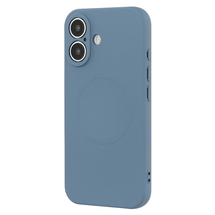 For iPhone 16 Plus Case Compatible with MagSafe Shockproof TPU Phone Cover - Blue