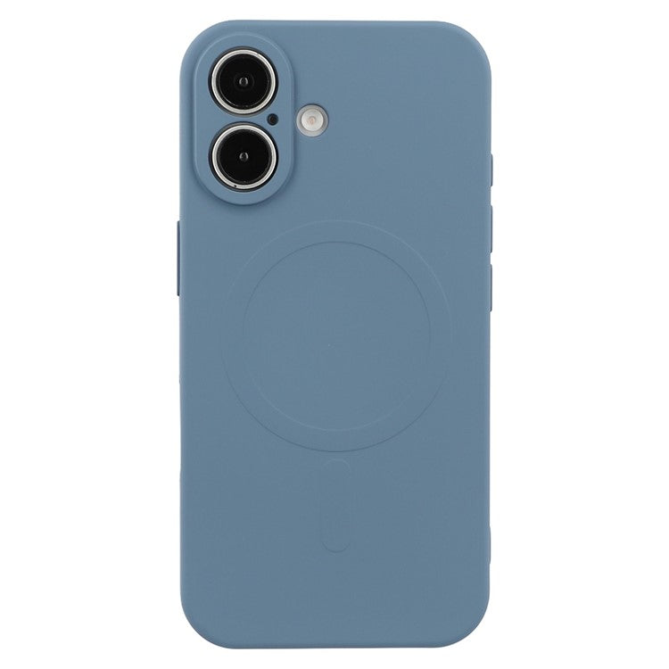 For iPhone 16 Plus Case Compatible with MagSafe Shockproof TPU Phone Cover - Blue