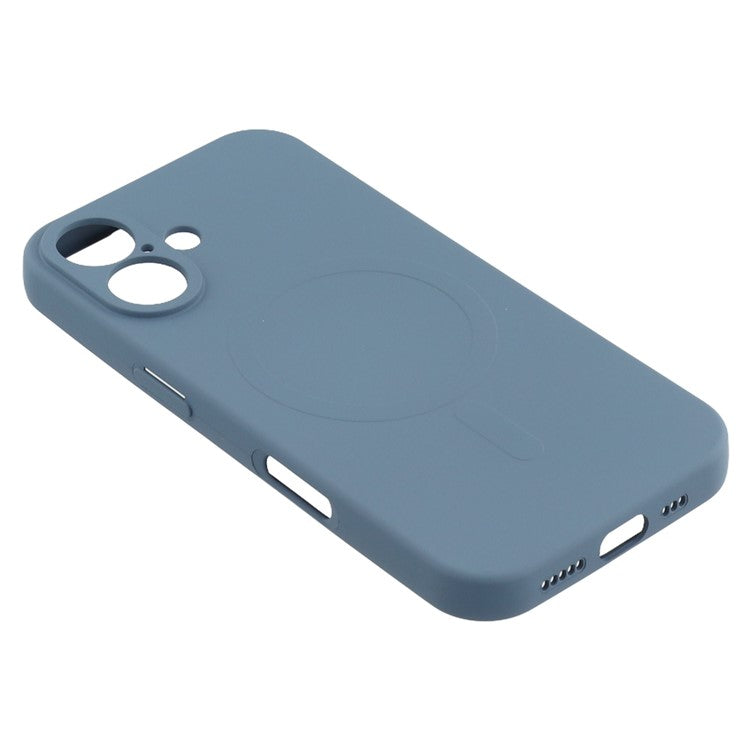 For iPhone 16 Plus Case Compatible with MagSafe Shockproof TPU Phone Cover - Blue