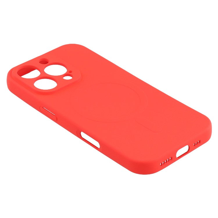For iPhone 16 Pro Case Compatible with MagSafe Shockproof TPU Phone Cover - Red