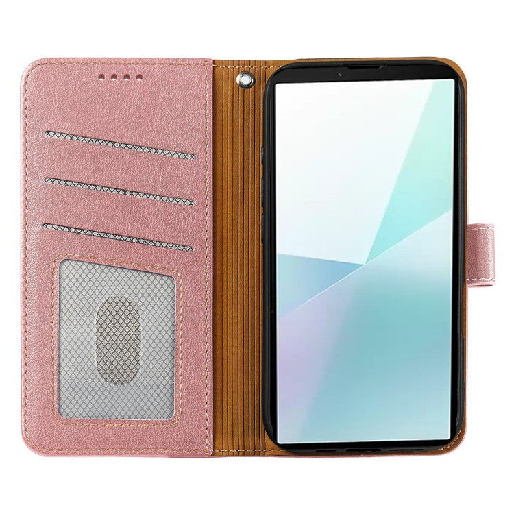 For OnePlus Ace 5 5G / Ace 5 Pro 5G Leather Case Litchi Texture Wallet RFID Blocking Phone Cover - Rose Gold